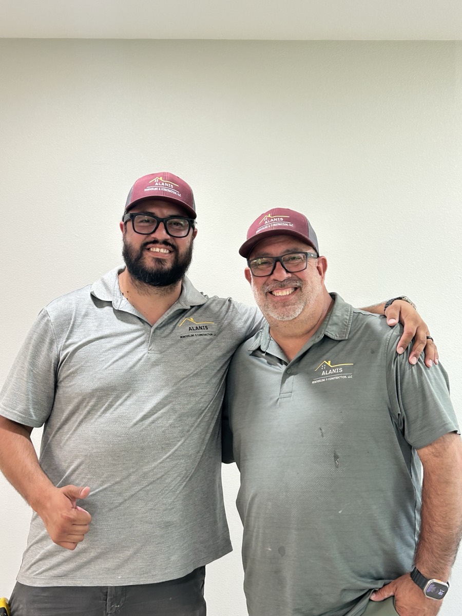 Jesus and Angel Alanis, founders of Alanis Remodeling & Construction